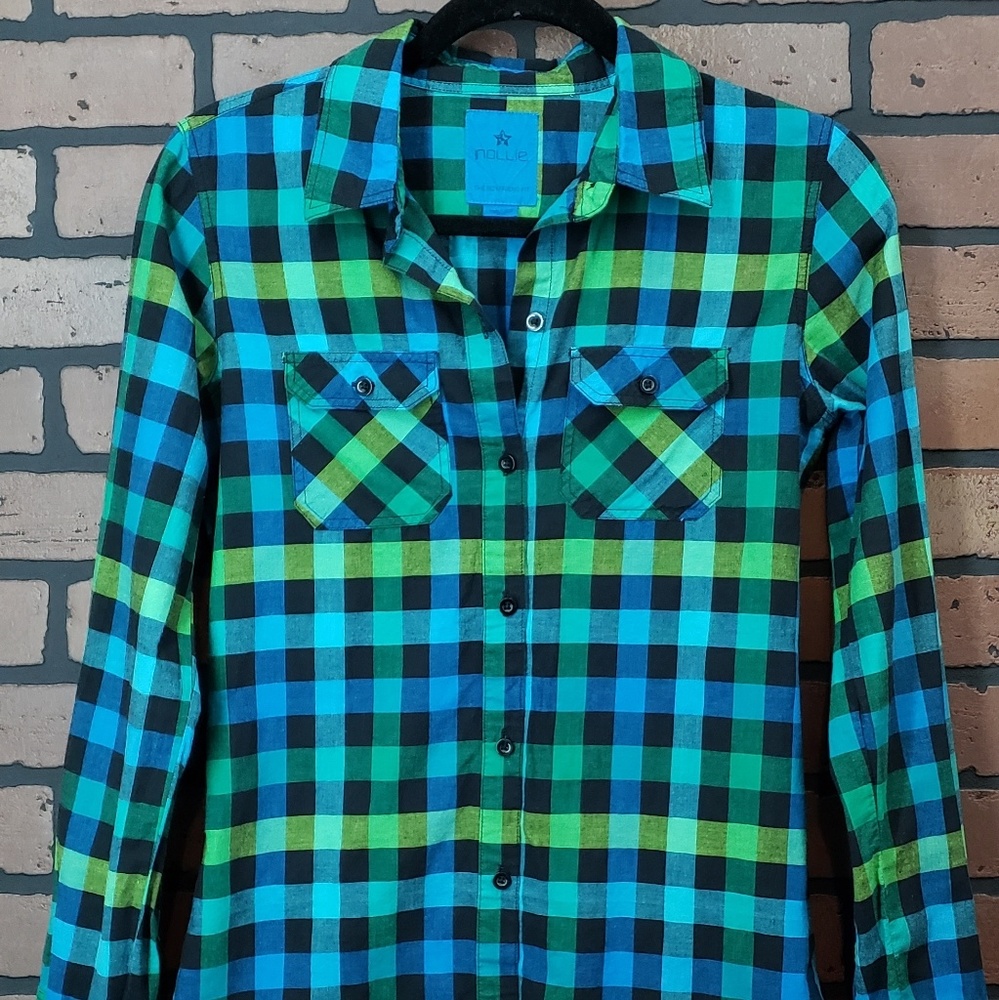 Nollie boyfriend fit button down shirt